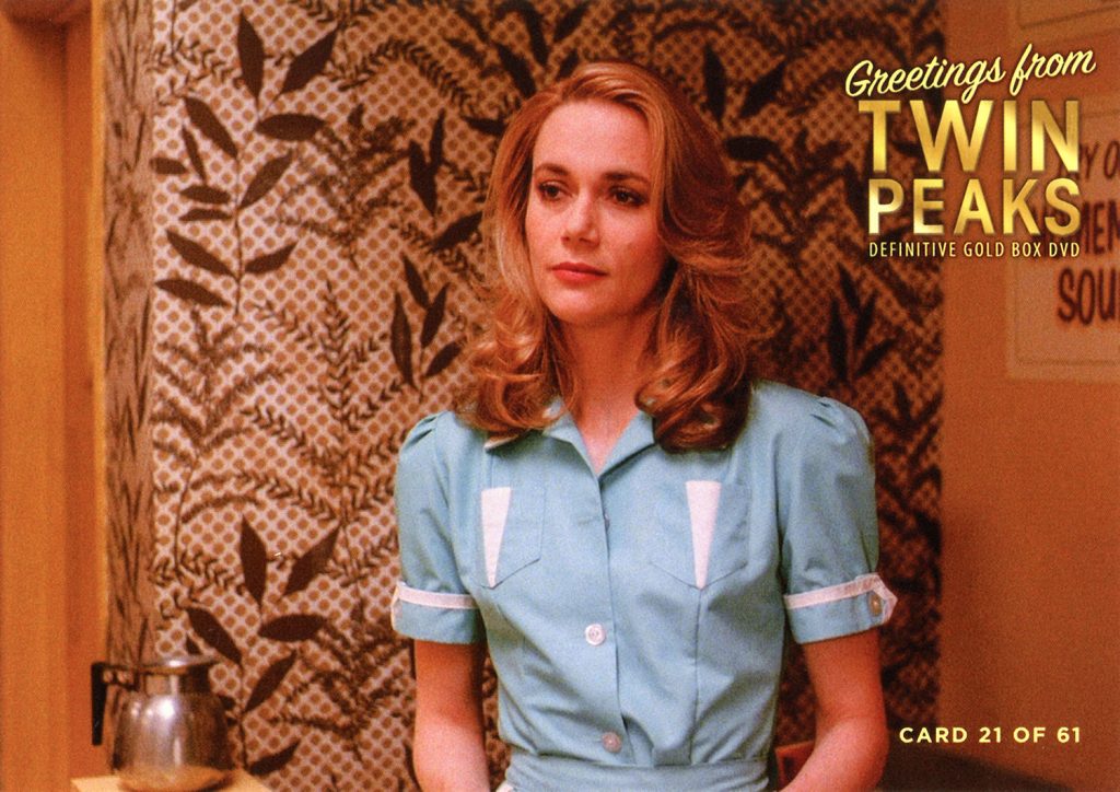 Greetings from Twin Peaks DVD Postcards Norma Jennings at the Double R Diner