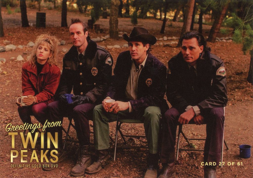 Greetings from Twin Peaks DVD Postcards Twin Peaks Sheriff's Department in the Woods