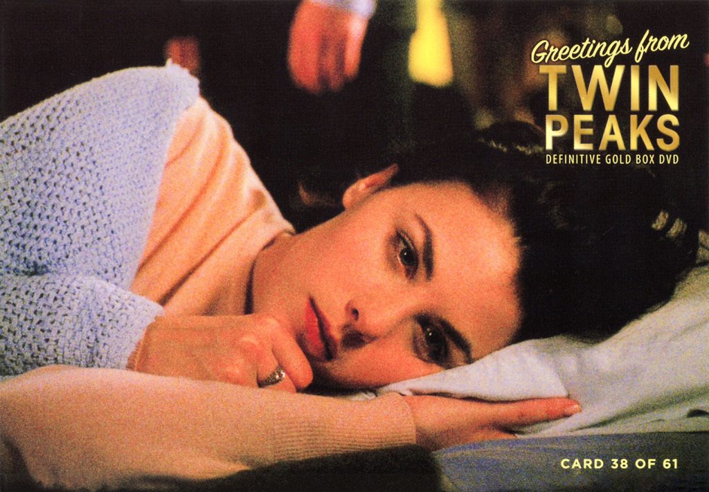 Greetings from Twin Peaks DVD Postcards Audrey Horne at the Bookhouse
