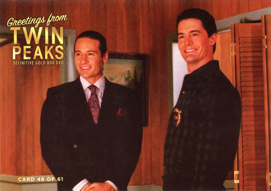 Greetings from Twin Peaks DVD Postcards Agent Bryson and Deputy Dale