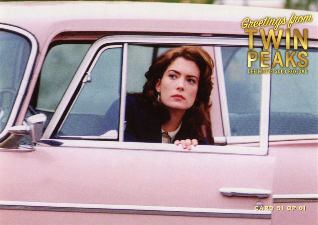 Greetings from Twin Peaks DVD Postcards Donna Hayward in a car