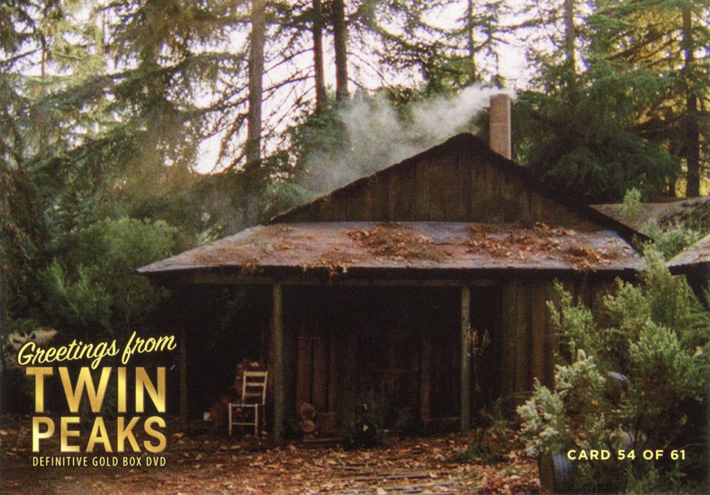 Greetings from Twin Peaks DVD Postcards Windom Earle's Cabin