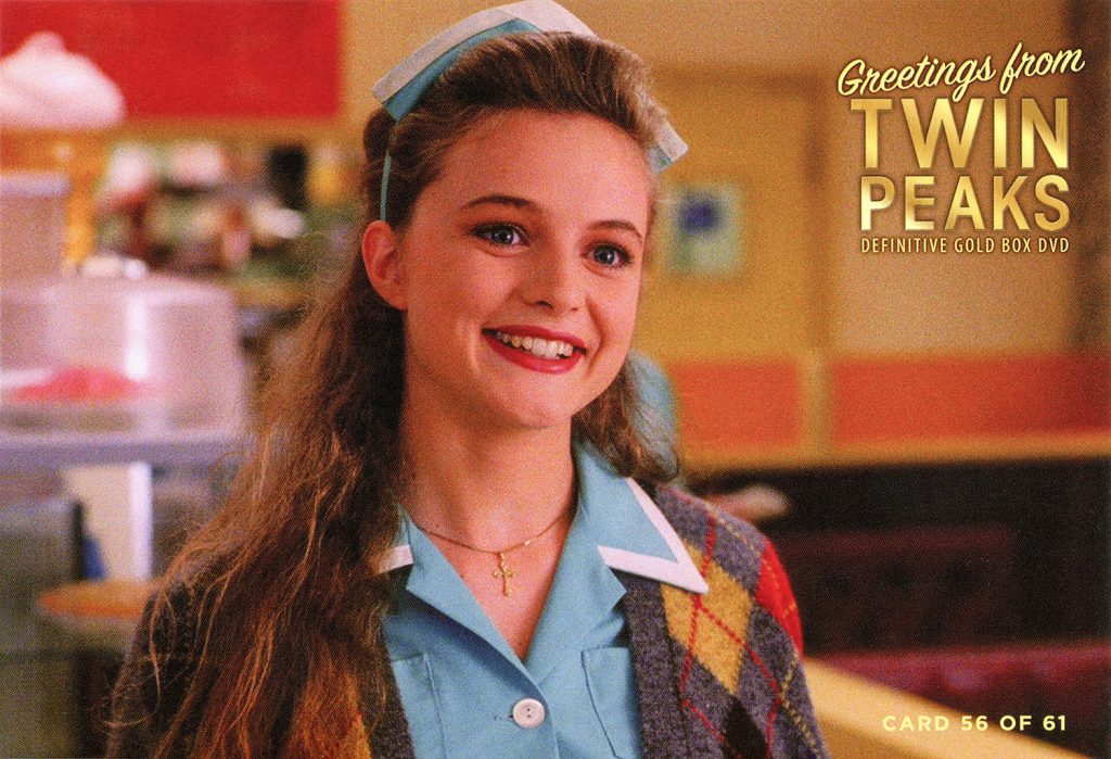 Greetings from Twin Peaks DVD Postcards Annie Blackburn at the Double R Diner