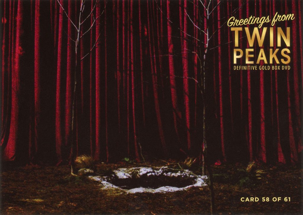 Greetings from Twin Peaks DVD Postcards Glastonbury Grove entrance to Black Lodge