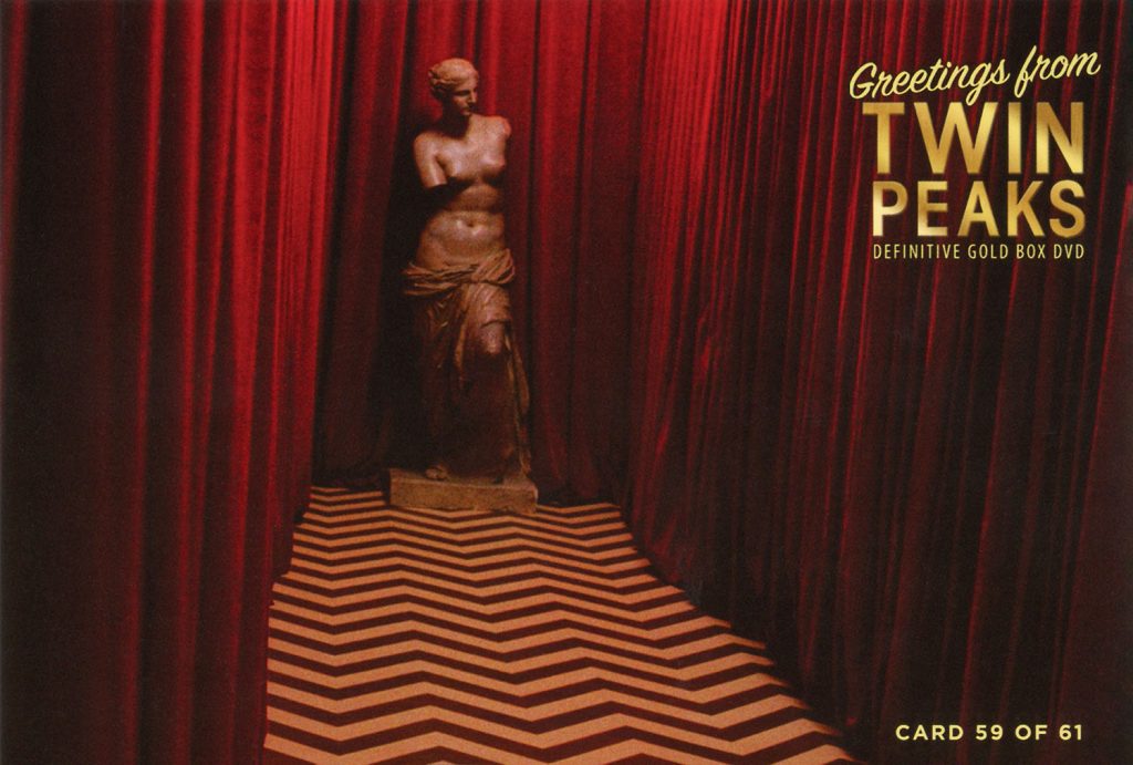 Greetings from Twin Peaks DVD Postcards Black Lodge Hallway