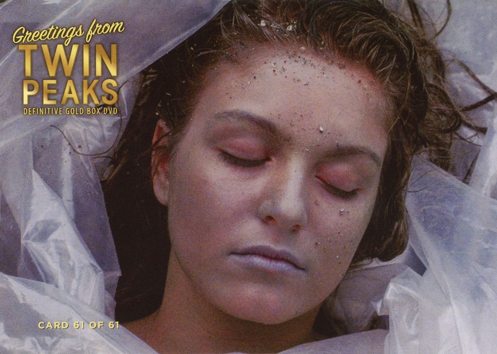 Greetings from Twin Peaks DVD Postcards Laura Palmer Wrapped in Plastic