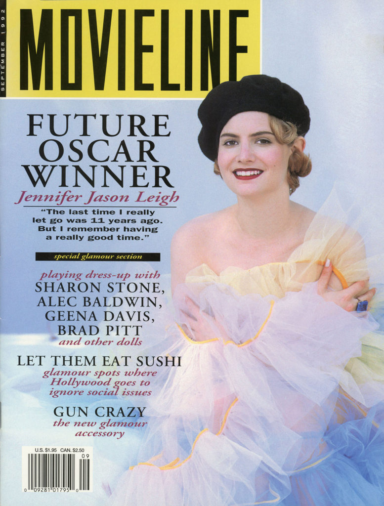 Movieline - September 1992 cover with Jennifer Jason Leigh