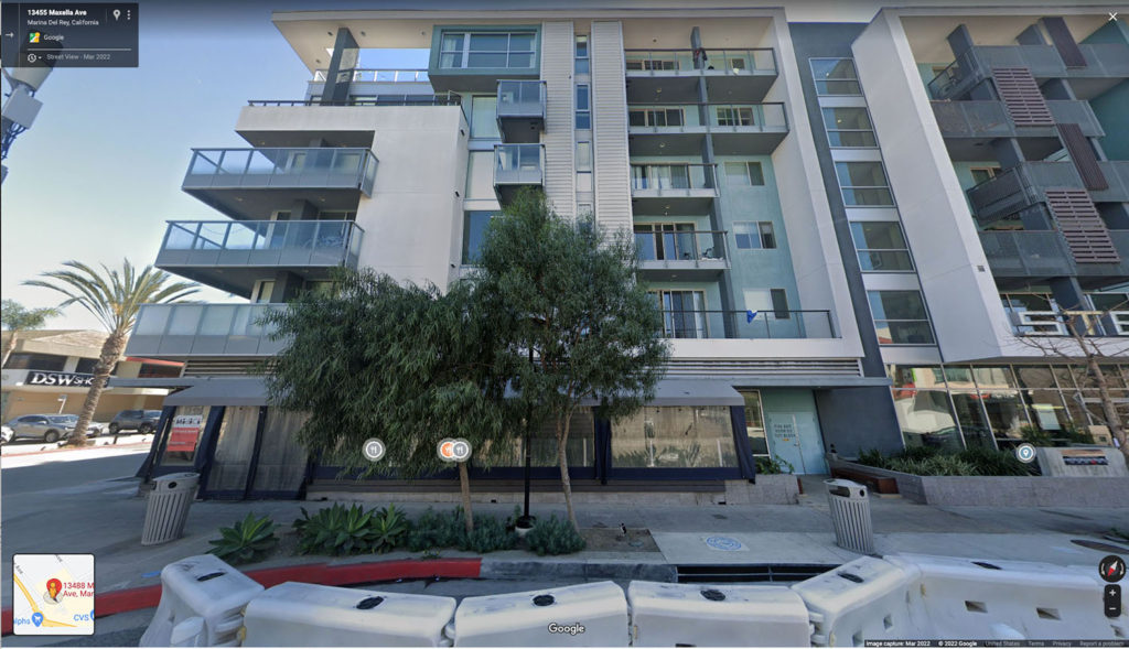 Google Street View image of a building on Maxella Avenue