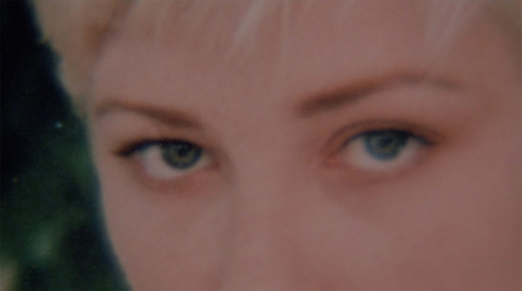 Teresa Banks eyes as played by the late Pamela Gidley