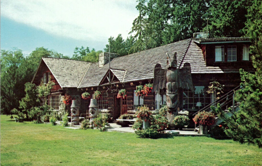 Exterior of Kiana Lodge in Poulsbo, Washington.