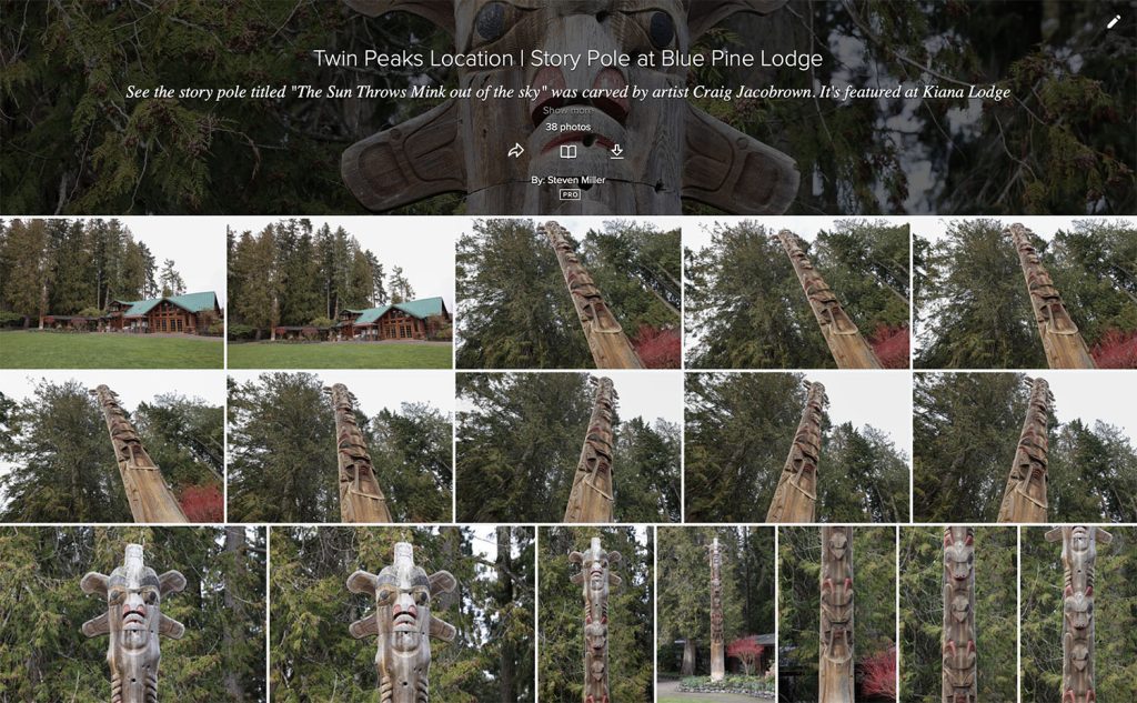 Image gallery of the Story Pole at Kiana Lodge on Flickr