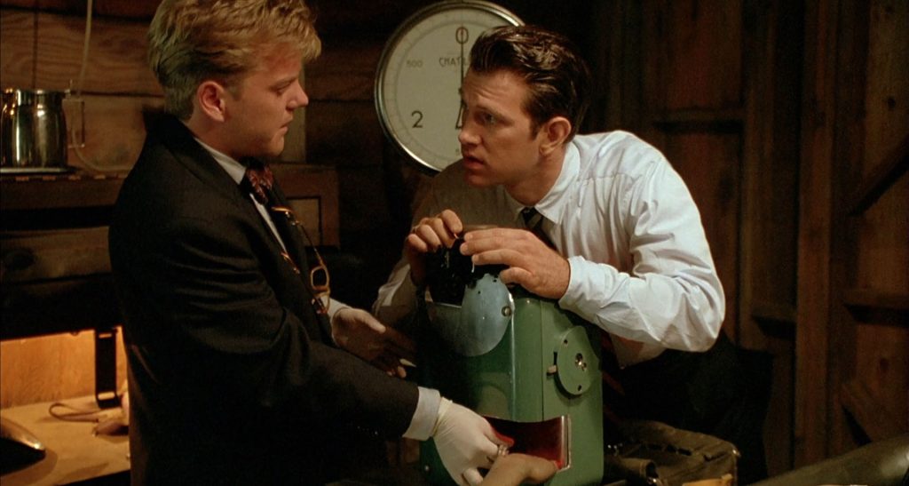 Agents Stanley and Desmond in the Deer Meadow Morgue