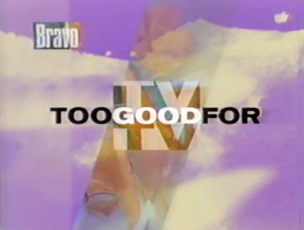 Bravo TV logo - TV Too Good For TV