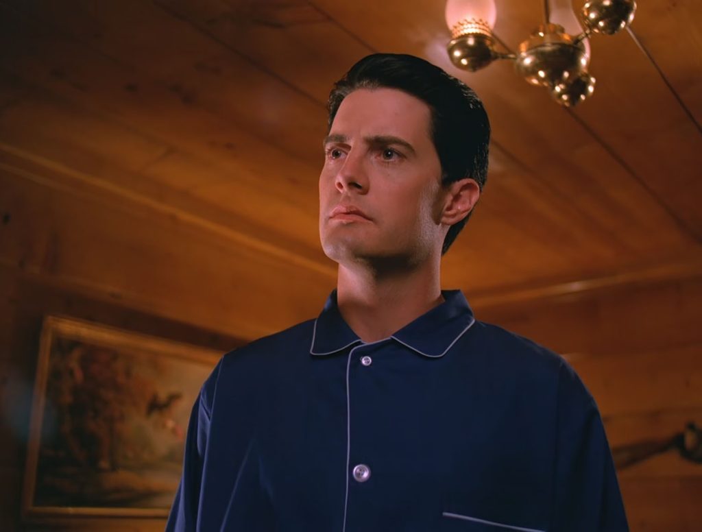 Agent Dale Cooper in pajamas