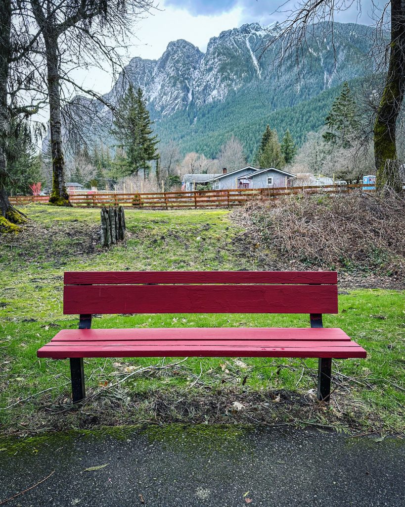 Carl Rodd's bench in EJ Roberts Park