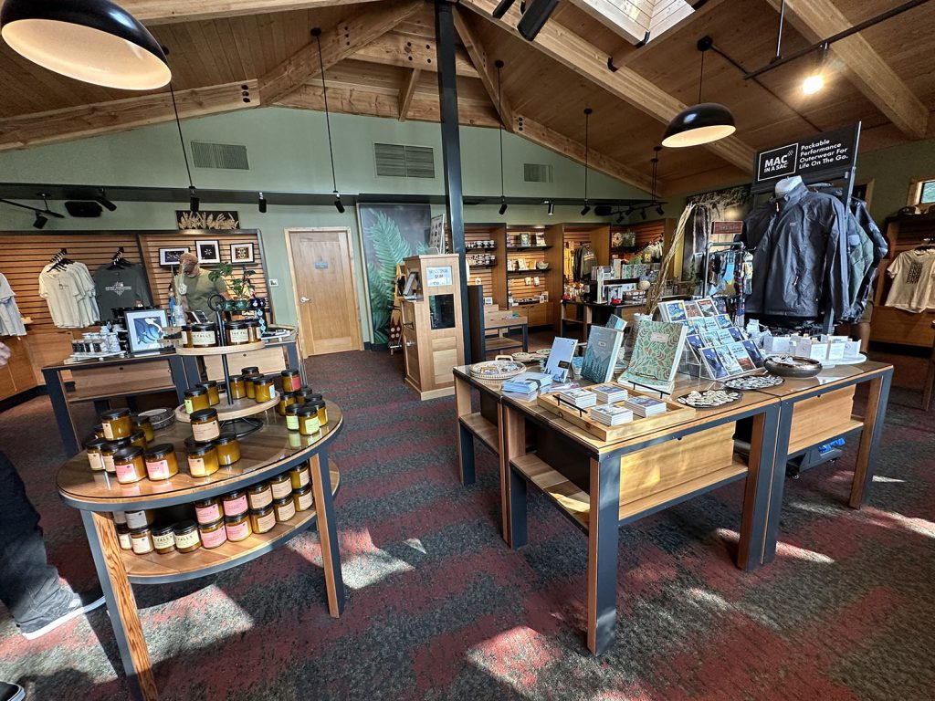 Gift shop inside Snoqualmie Falls Visitors center