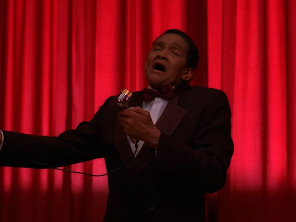 Jimmy Scott singing in the Red Room