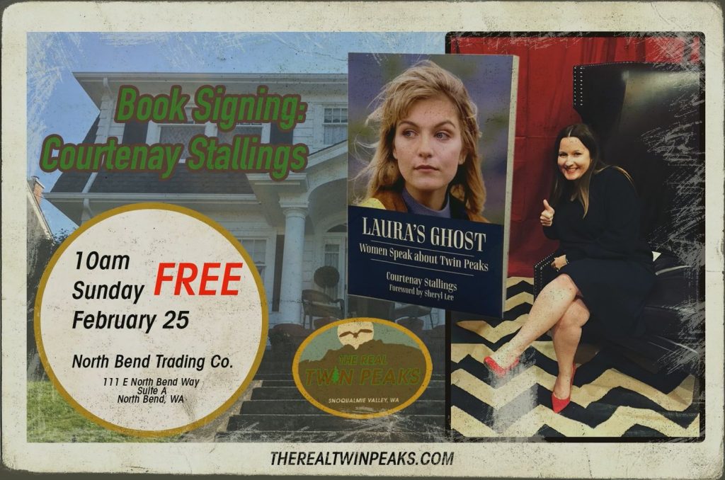 Postcard advertising Courtenay Stallings' book signing