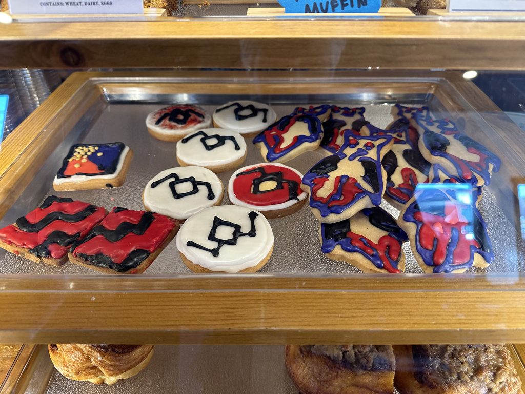 Twin Peaks inspired cookies