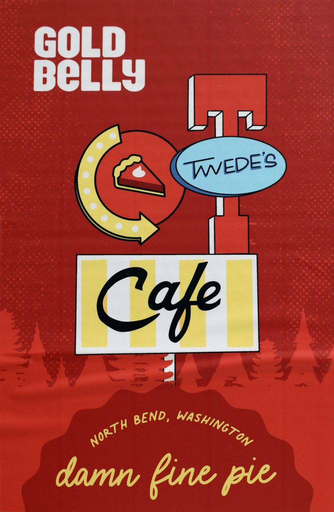 Card with Twede's Cafe artwork