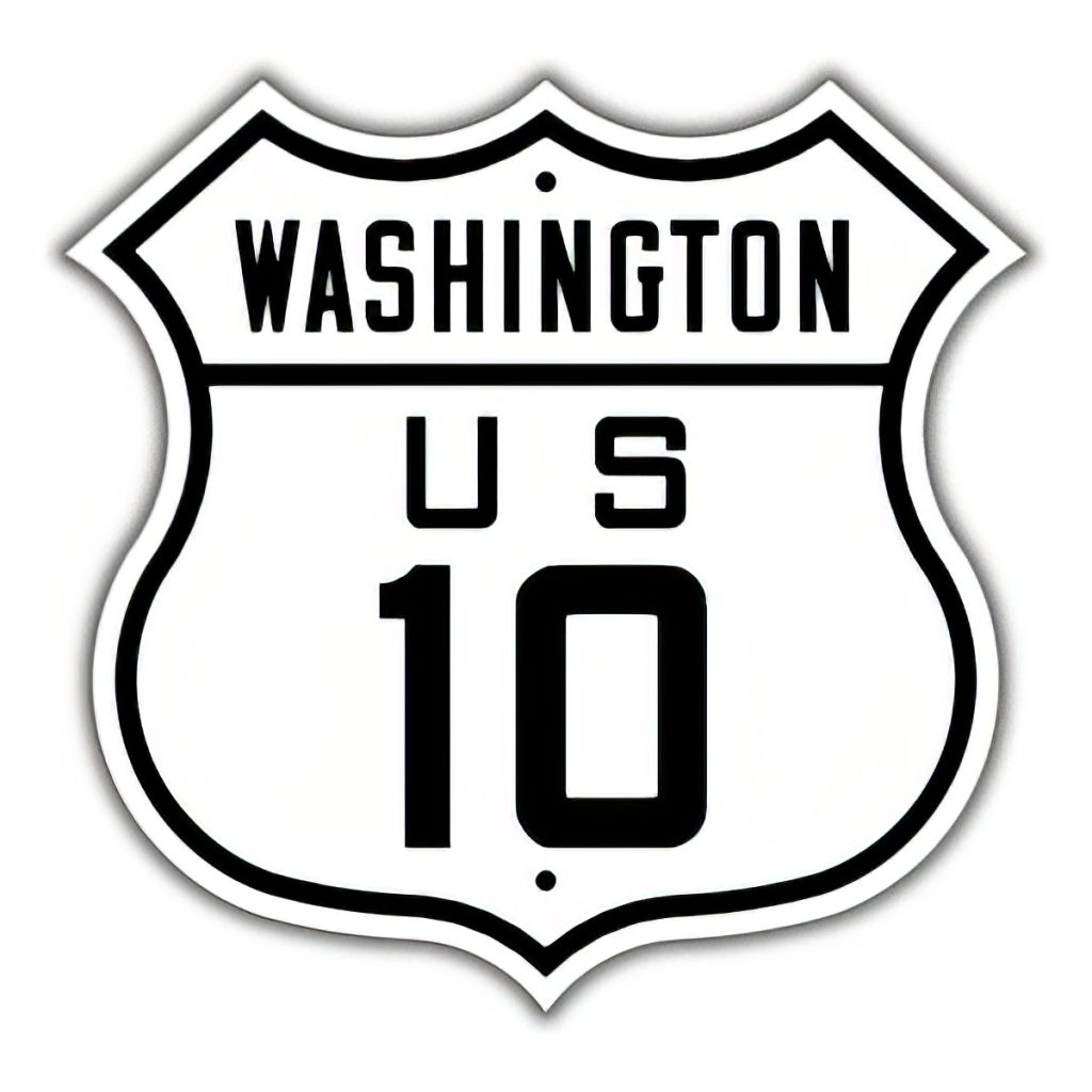 Washington US 10 sign