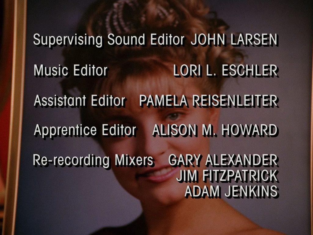 End credits from Twin Peaks