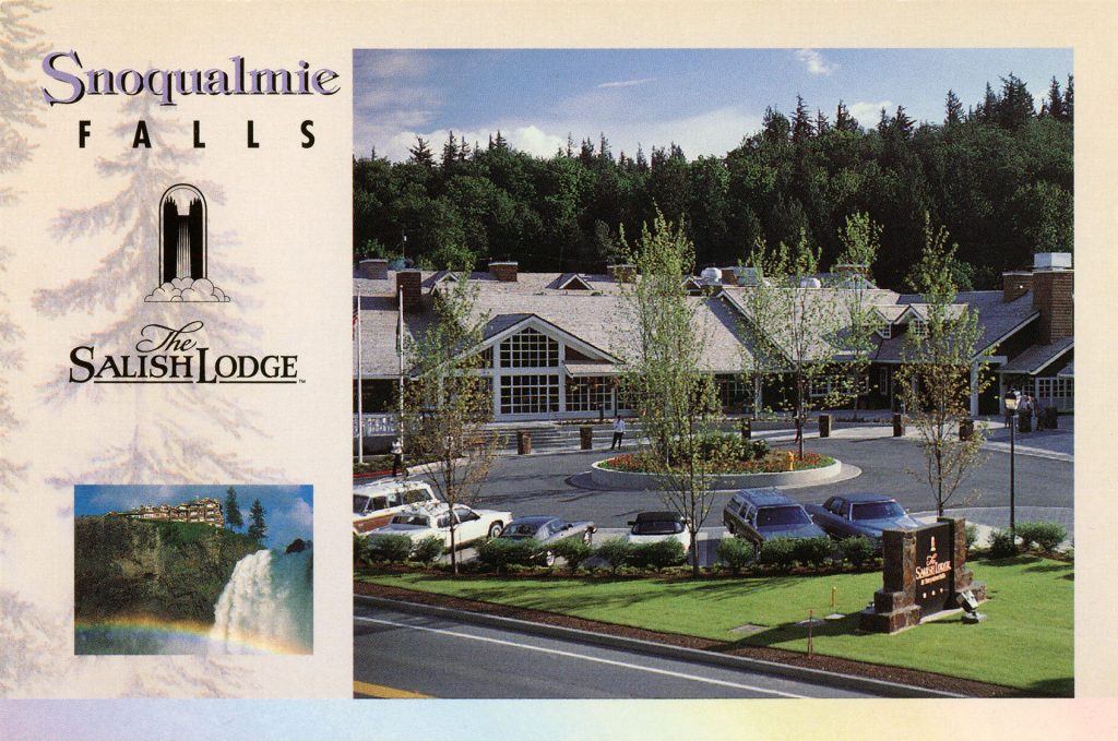Salish Lodge postcard