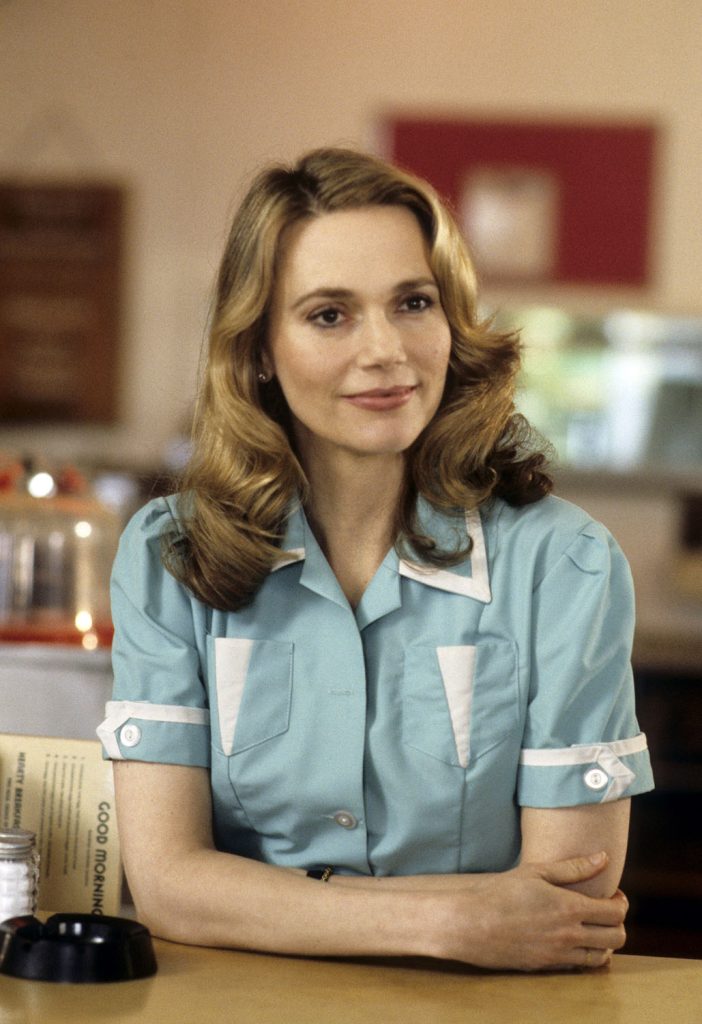 Norma Jennings behind the counter at the Double R Diner