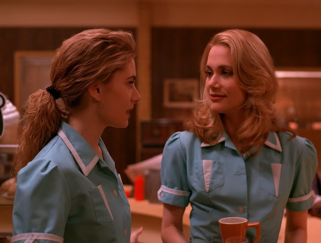 Shelly Johnson and Norma Jennings in the Double R Diner