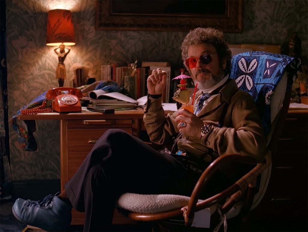 Dr. Jacoby sitting at his desk