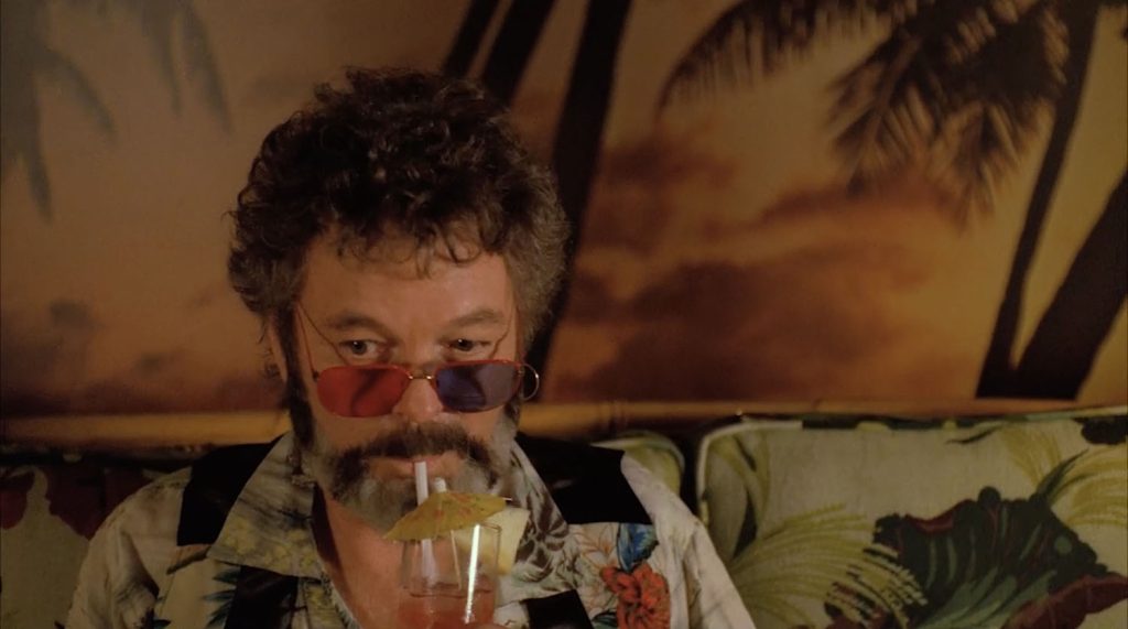 Dr. Jacoby taking a drink