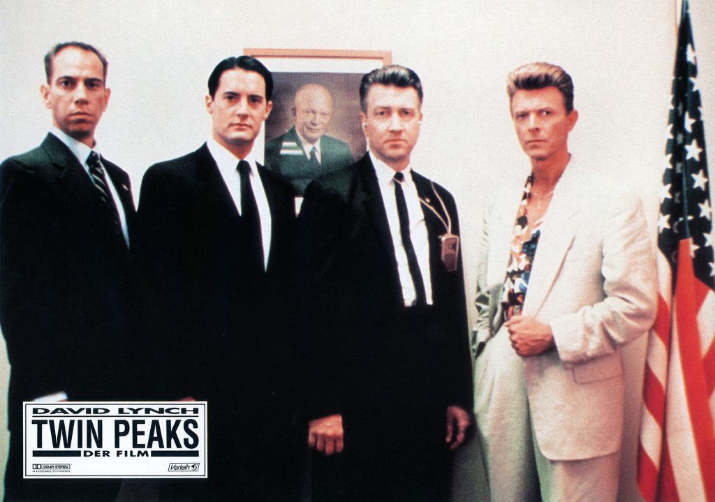 Twin Peaks: Fire Walk With Me Lobby Card from Germany featuring four FBI Agents