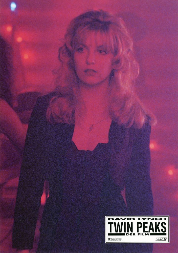 Twin Peaks: Fire Walk With Me Lobby Card from Germany featuring Laura Palmer in the Pink Room.