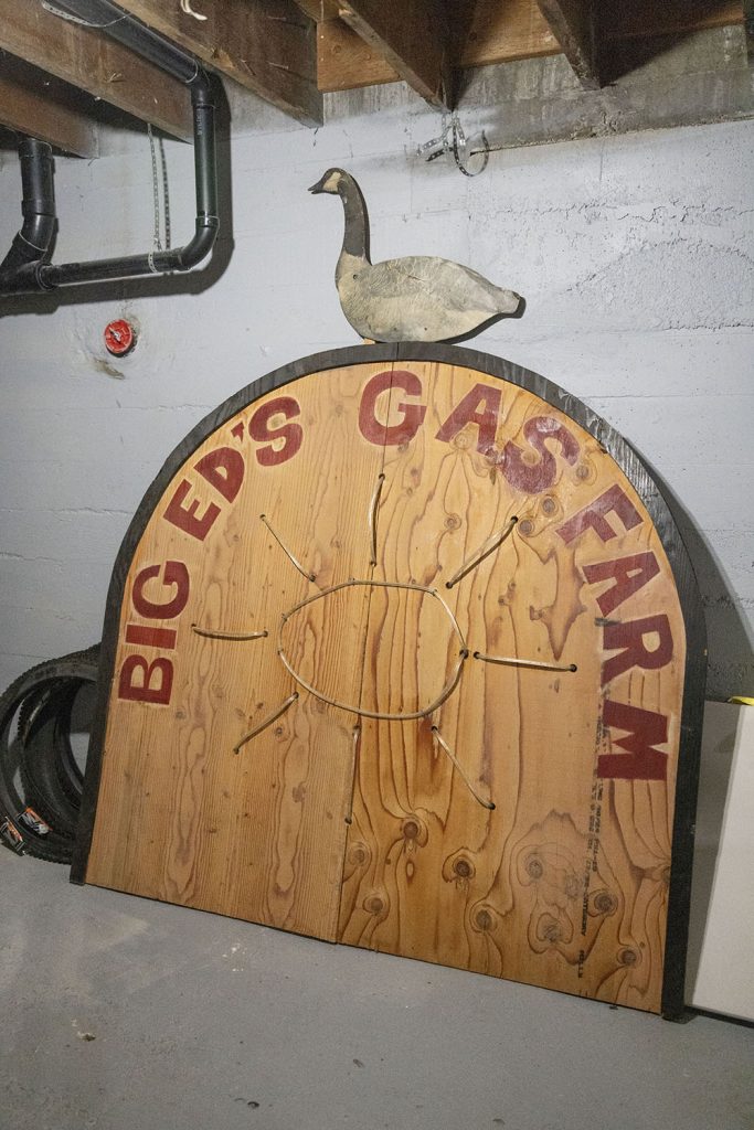 Big Ed's Gas Farm sign