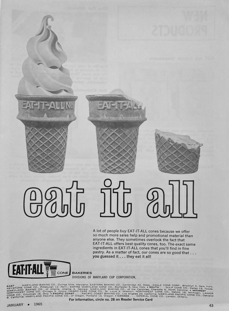 Advertisement for Eat-It-All