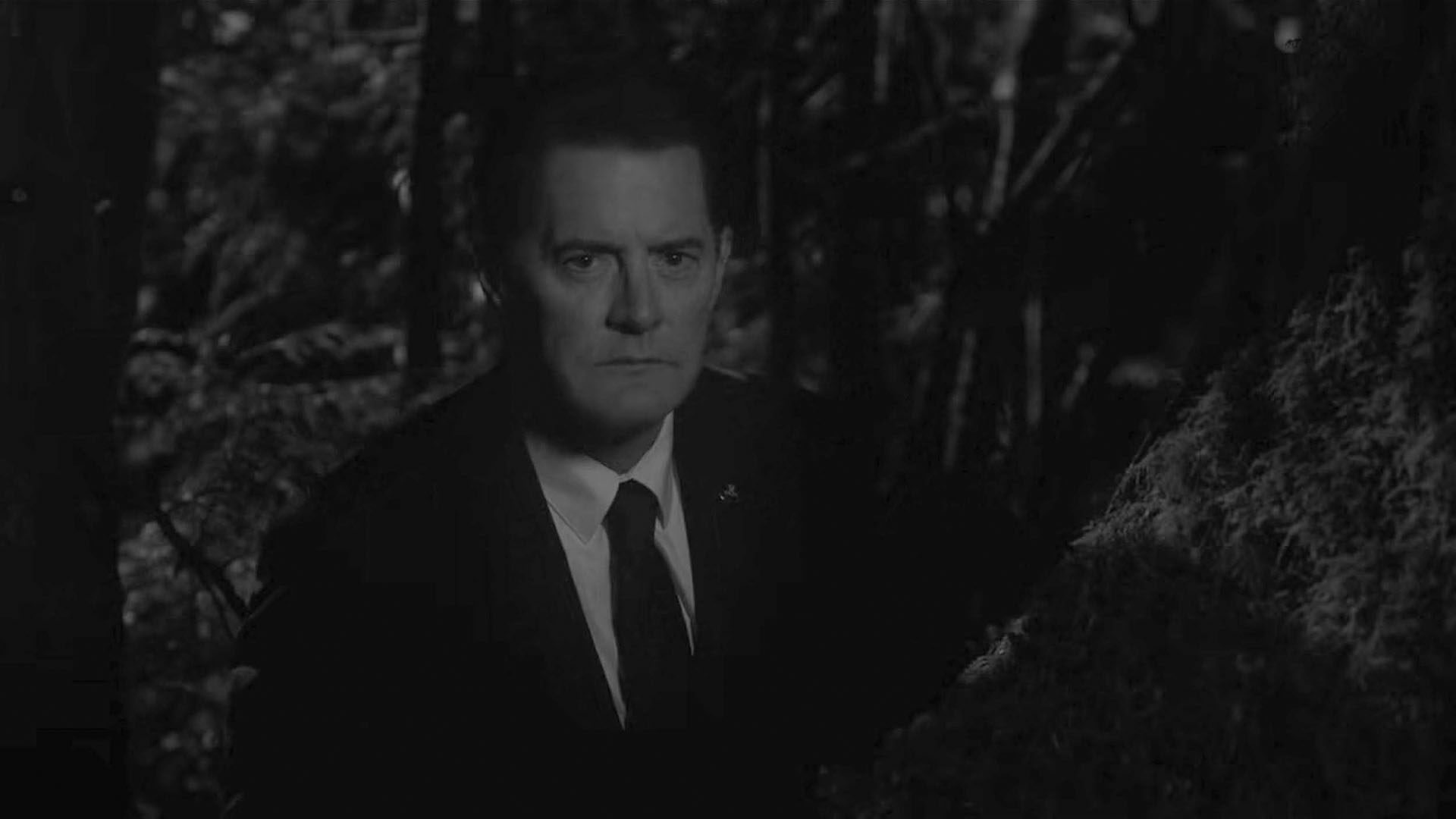 Agent Cooper by a Tree