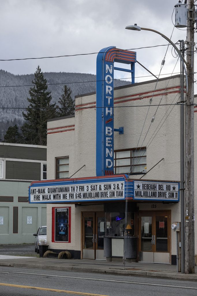 North Bend Theatre Marquee