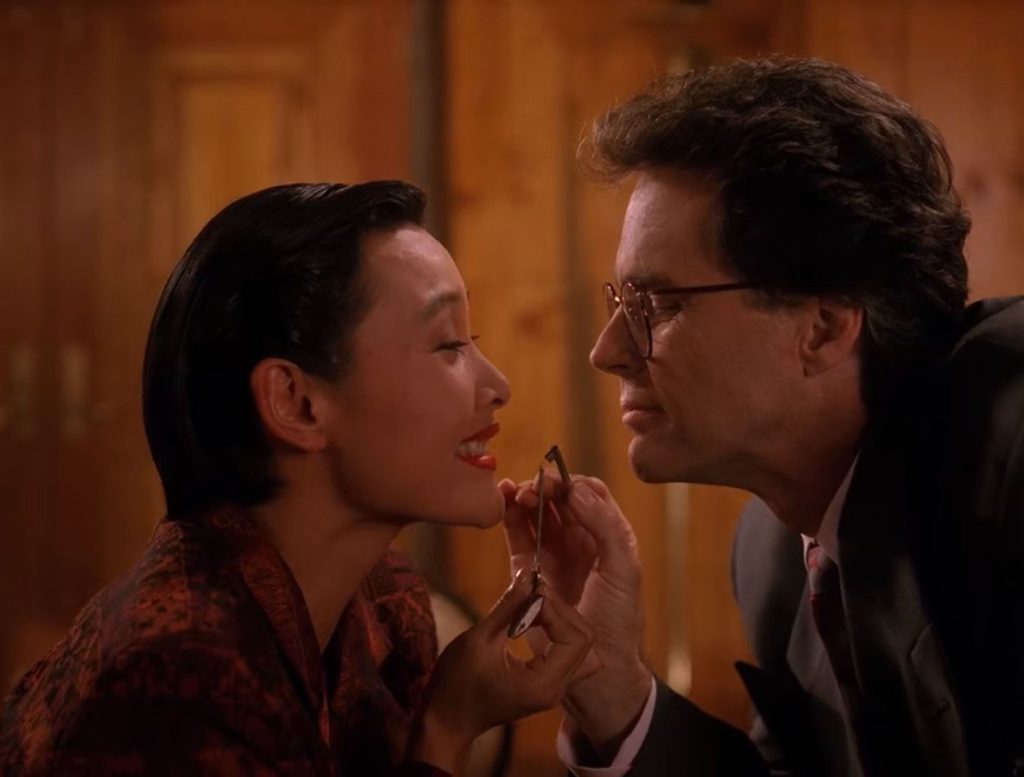 Josie Packard and Ben Horne holding up keys