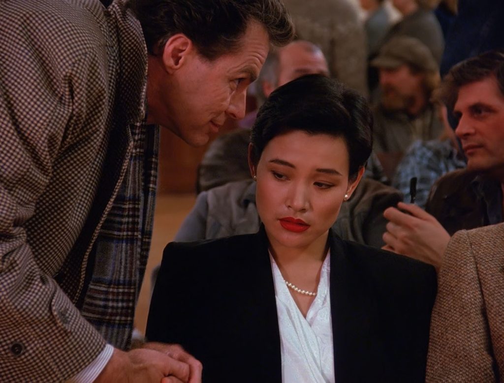 Ben Horne whispering in Josie Packard's Ear