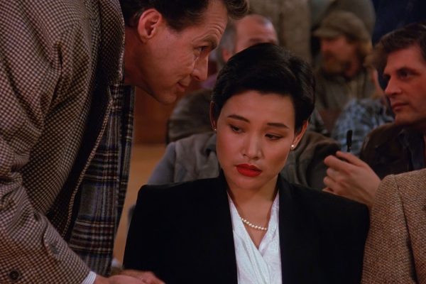 Ben Horne whispering in Josie Packard's Ear