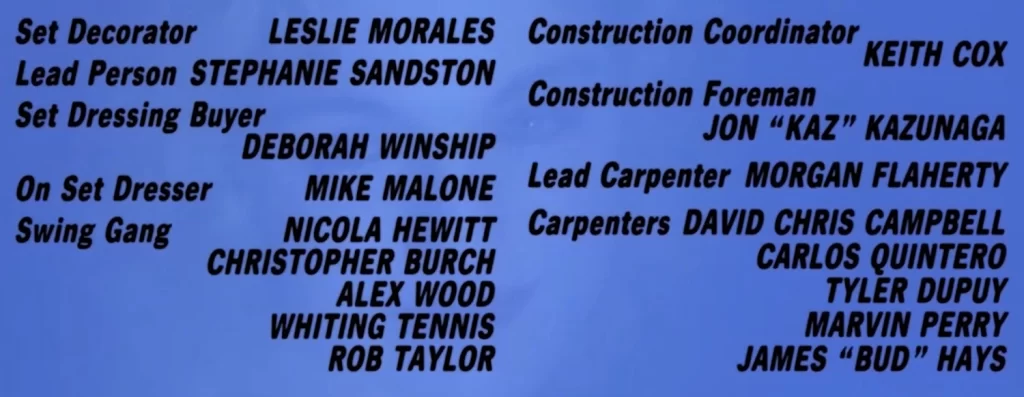 Twin Peaks Fire Walk With Me Credits