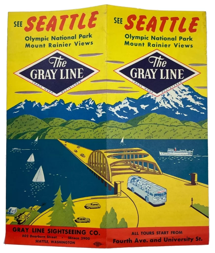 Gray Line of Seattle map