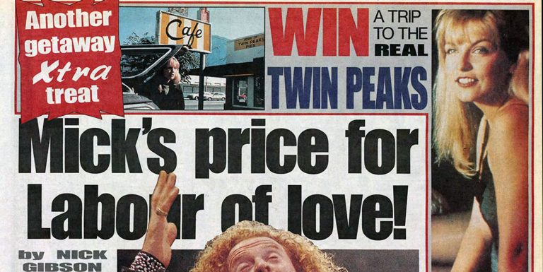 Daily Mirror Xtra Contest for Twin Peaks – Fire Walk With Me in 1992