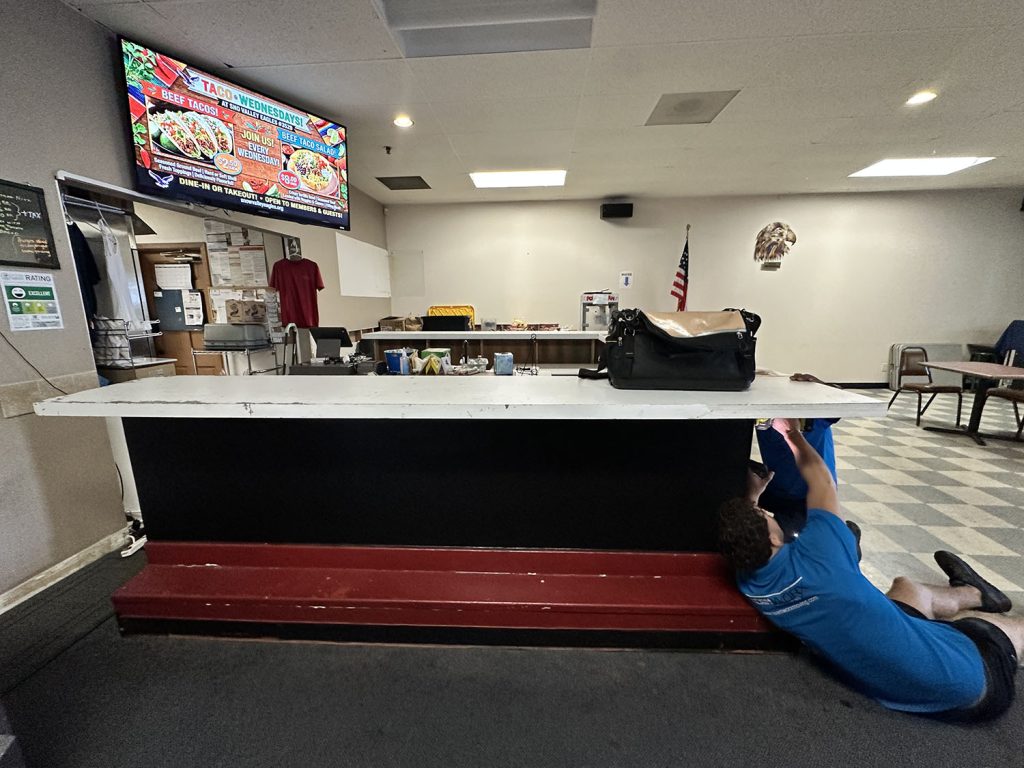 Counter inside Sno-Valley Eagles