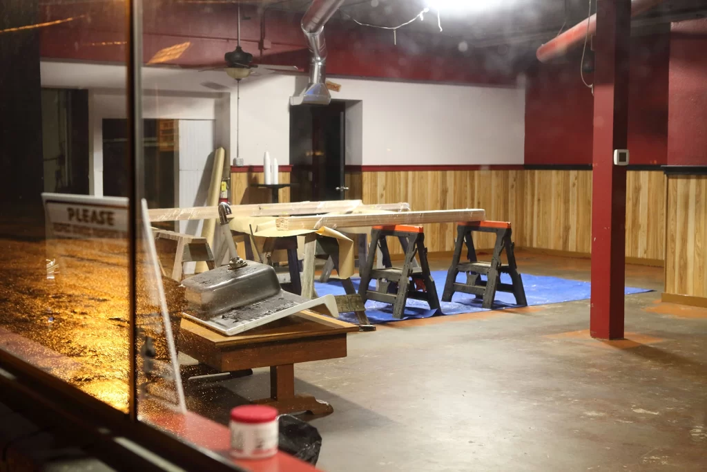 Interior of former Hap's Diner Location