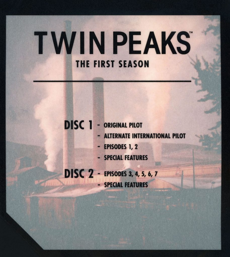 Contents for Twin Peaks: The Entire Mystery Blu-ray set