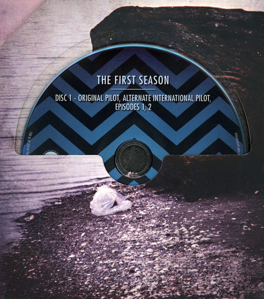 Blu-ray disc in a sleeve from The Twin Peaks: The Entire Mystery Blu-ray set