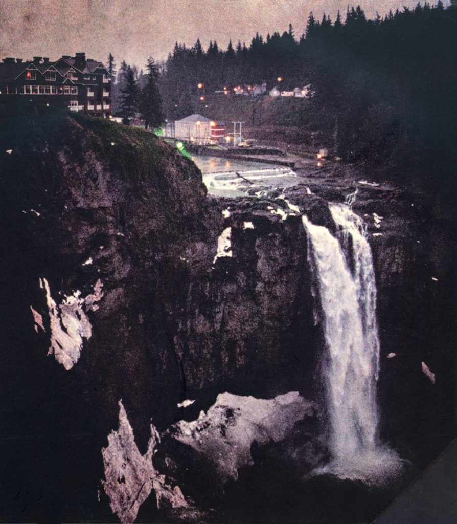 The Great Northern Hotel and Falls from The Twin Peaks: The Entire Mystery Blu-ray set