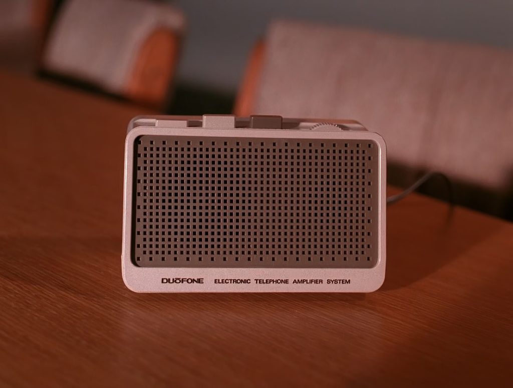 Duofone sitting on a desk