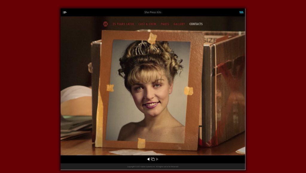 Top of Evidence Box with a photo of Laura Palmer